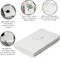 50 Sheets - Rough/Textured Watercolor Paper - 9.5 X 12.5 inches(150GSM) - Handmade/Deckle Edge Paper Made from Virgin Egyptian Cotton - Off-White by Leather Village